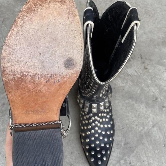 SENDRA Alcalas Mens Studded Boots Real Leather $800 Size 8D main image 9